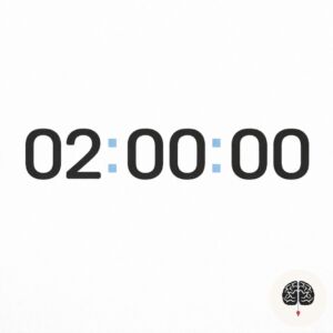 Cronômetro digital simbolizando blocos de tempo para trabalho profundo