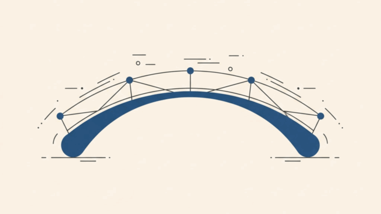 Ilustração minimalista de caminhos neurais simbolizando a formação de hábitos