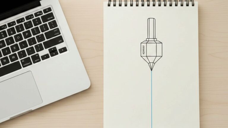 Mesa de trabalho minimalista representando foco e organização mental