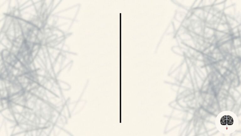 Representação visual de clareza mental e foco