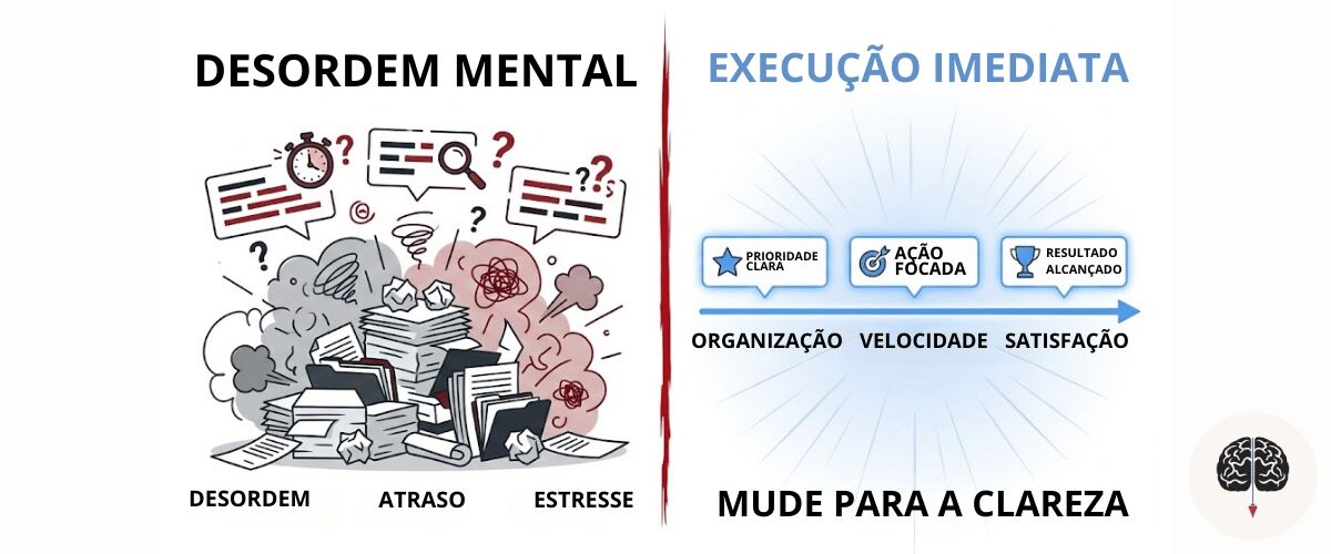 Pequenas tarefas acumuladas geram grandes bloqueios mentais